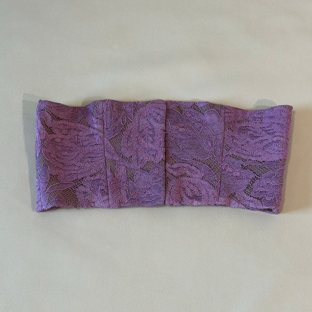 Fleur du Mal Purple Lace Corset